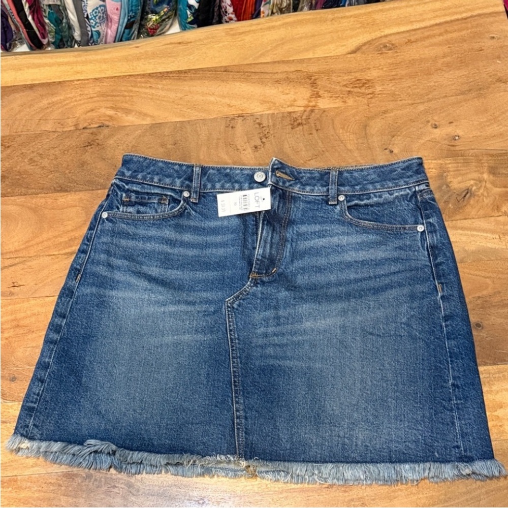 LOFT Dark Blue Denim Pants